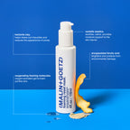 foaming reset mask infographic ingredients. hectorite clay. centella asiatica. oxygenating foaming molecules. encapsulated ferulic acid.