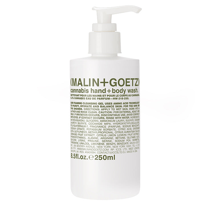cannabis hand+body wash. - 8.5 fl.oz.